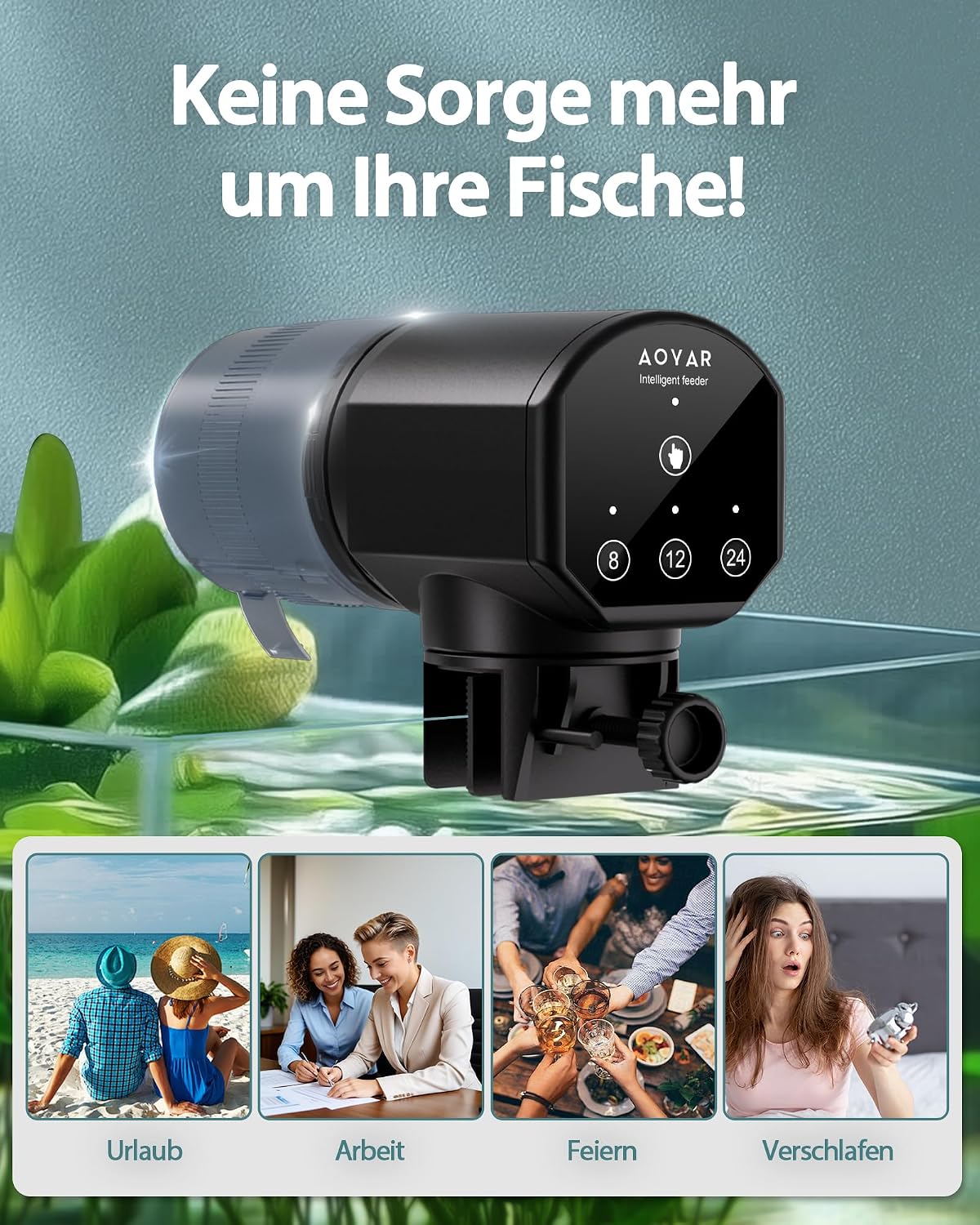 Thumbnail 6 de Futterautomat 200 ml für Aquarium 🐟