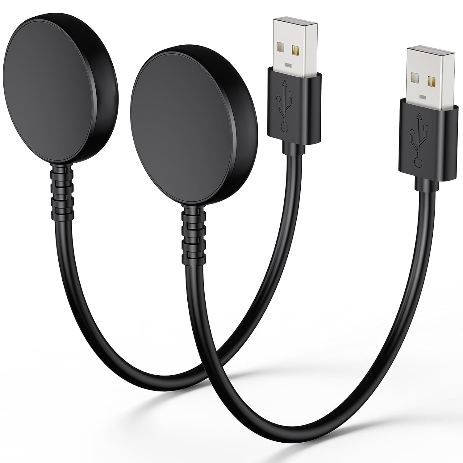 Detalle de 30cm 2-pack magnetic fast charging cables for Samsung Galaxy Watch (compatible with Watch 8/8 Classic/Ultra/7/6/5/4/3 and more)