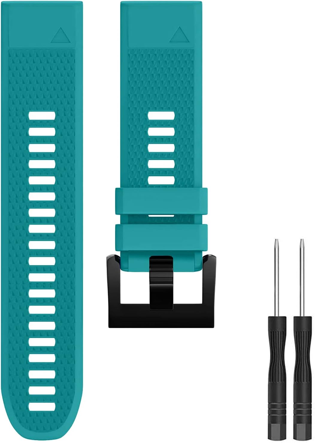 Detalle de Watch Strap for Garmin Fenix 5/5 Plus | Versatile Silicone Band Compatible with Fenix 6/6 Pro and Forerunner 935/945