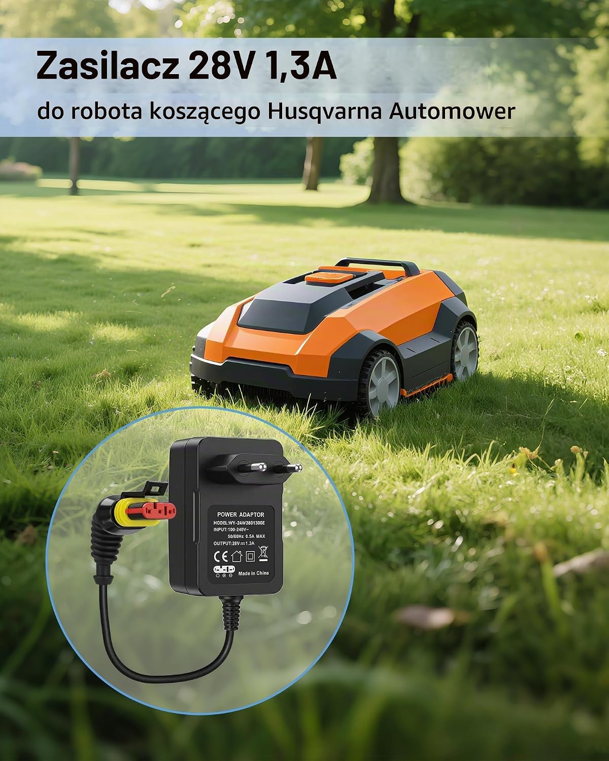 Thumbnail 4 de Binamao 260800 – zasilacz 28 V 1,3 A do robotów koszących Husqvarna i Gardena
