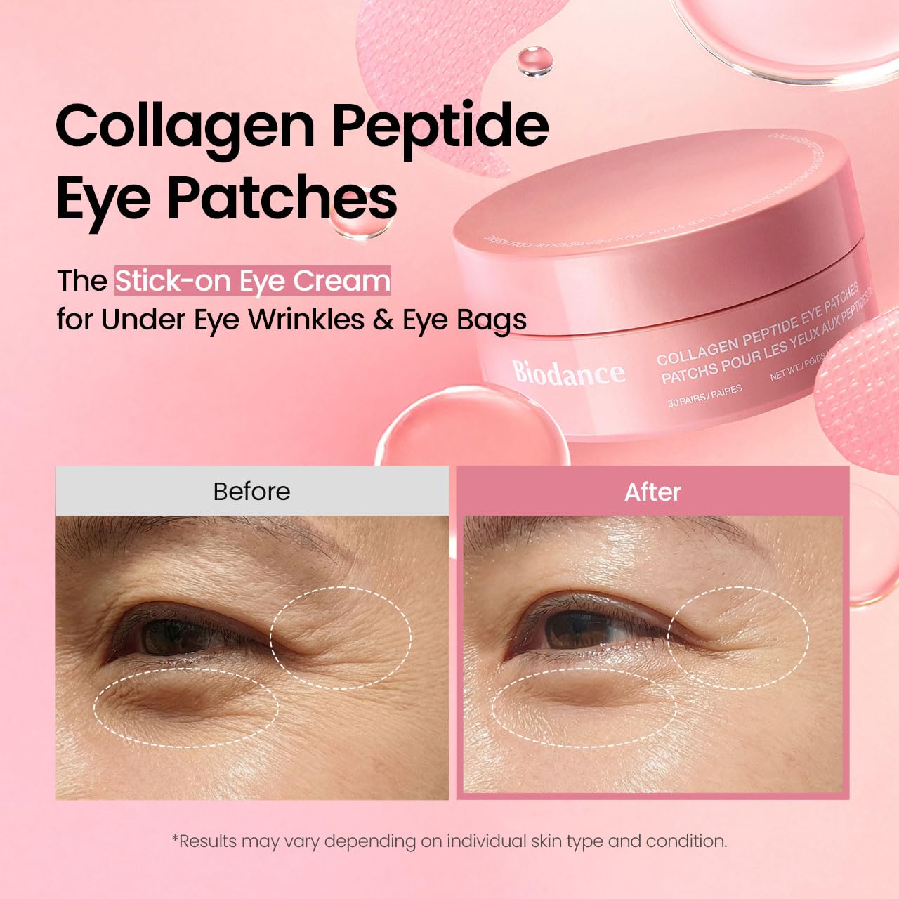 Thumbnail 2 de BIODANCE Collagen Peptide Eye Patches — Anti-Wrinkle and Puffiness Treatment (60 Count)