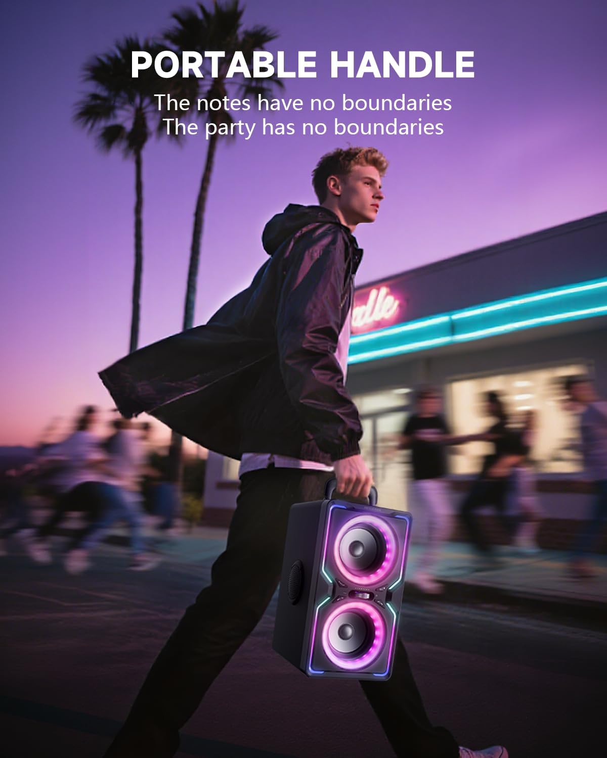 Thumbnail 2 de Hotlemon Large Bluetooth Speaker 240W Peak 📢