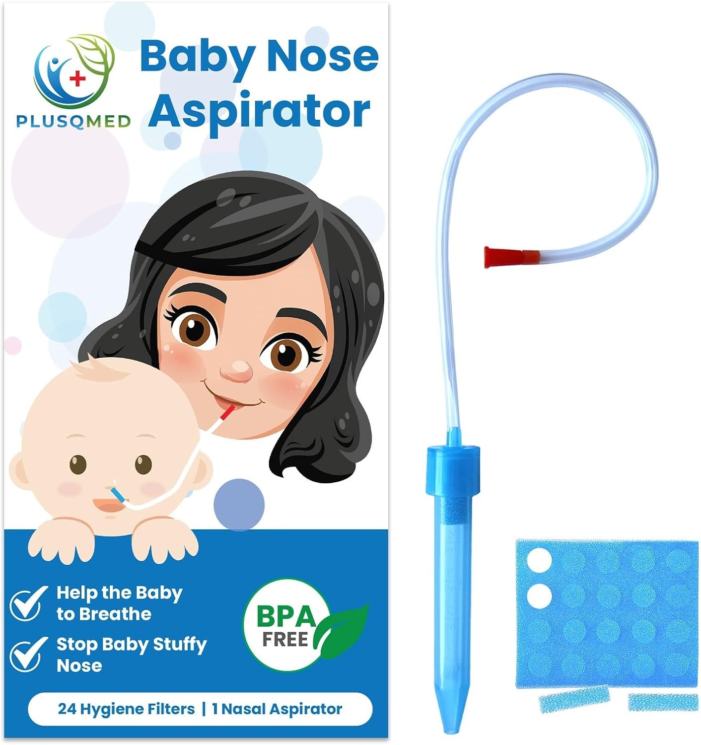 Baby-Nasensauger mit 24 Filtern 👶