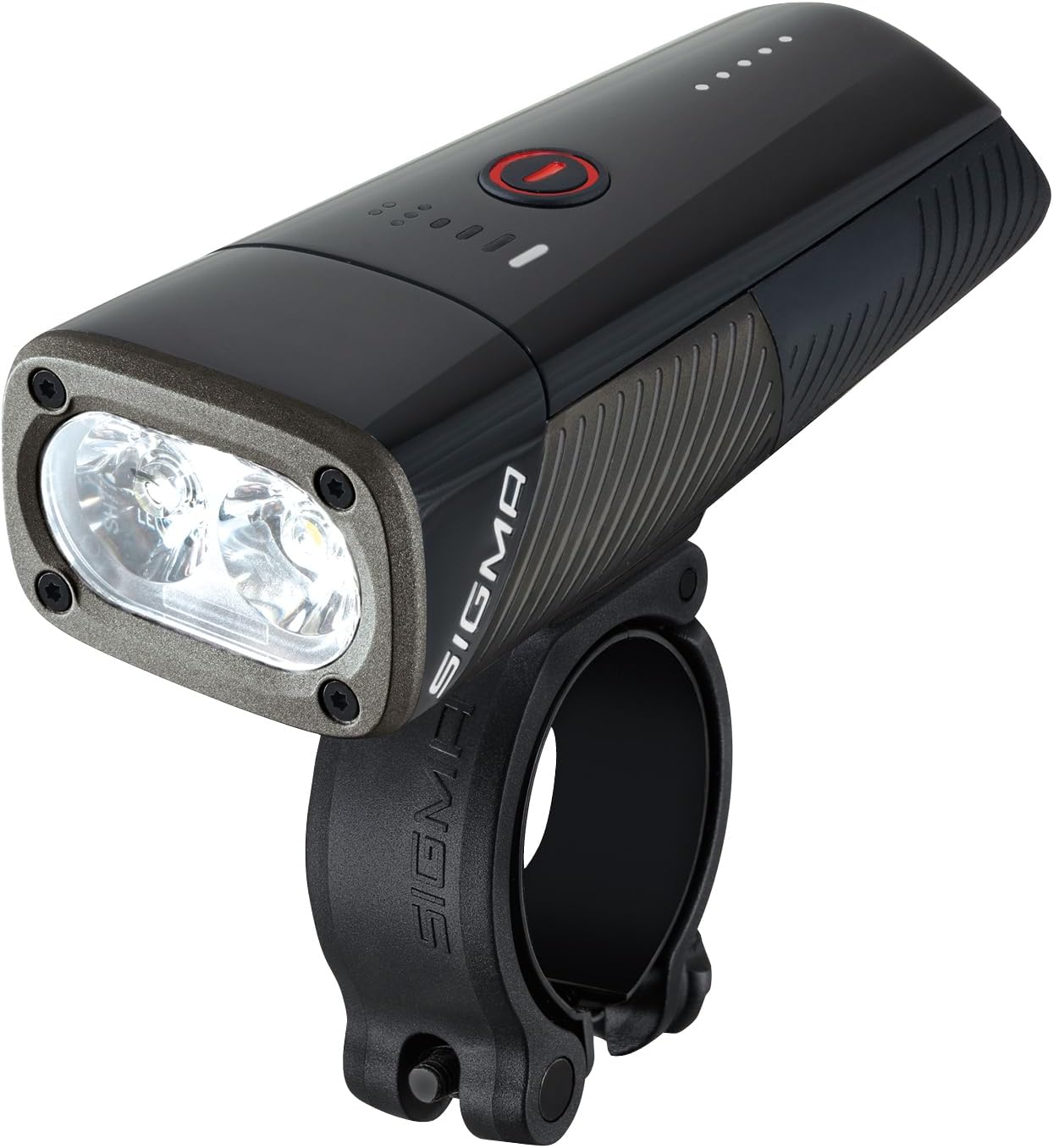 Detalle de SIGMA Buster 1600 — Lampe Frontale rechargeable à 1600 lumens, doubles lentilles et 6 modes