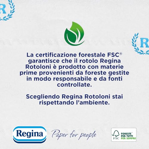 Detalle 2 de Regina Rotoloni, 42 Maxi Rotoli di Carta Igienica a 2 Veli – 61 m per rotolo, FSC certificata