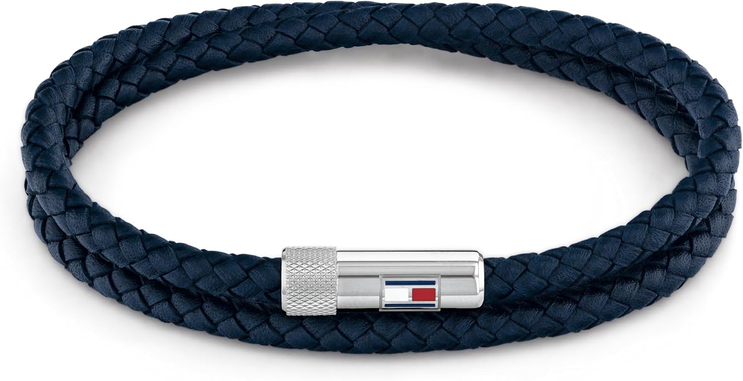 Thumbnail 6 de Tommy Hilfiger Jewelry Men's Leather Bracelet with Magnetic Closure
