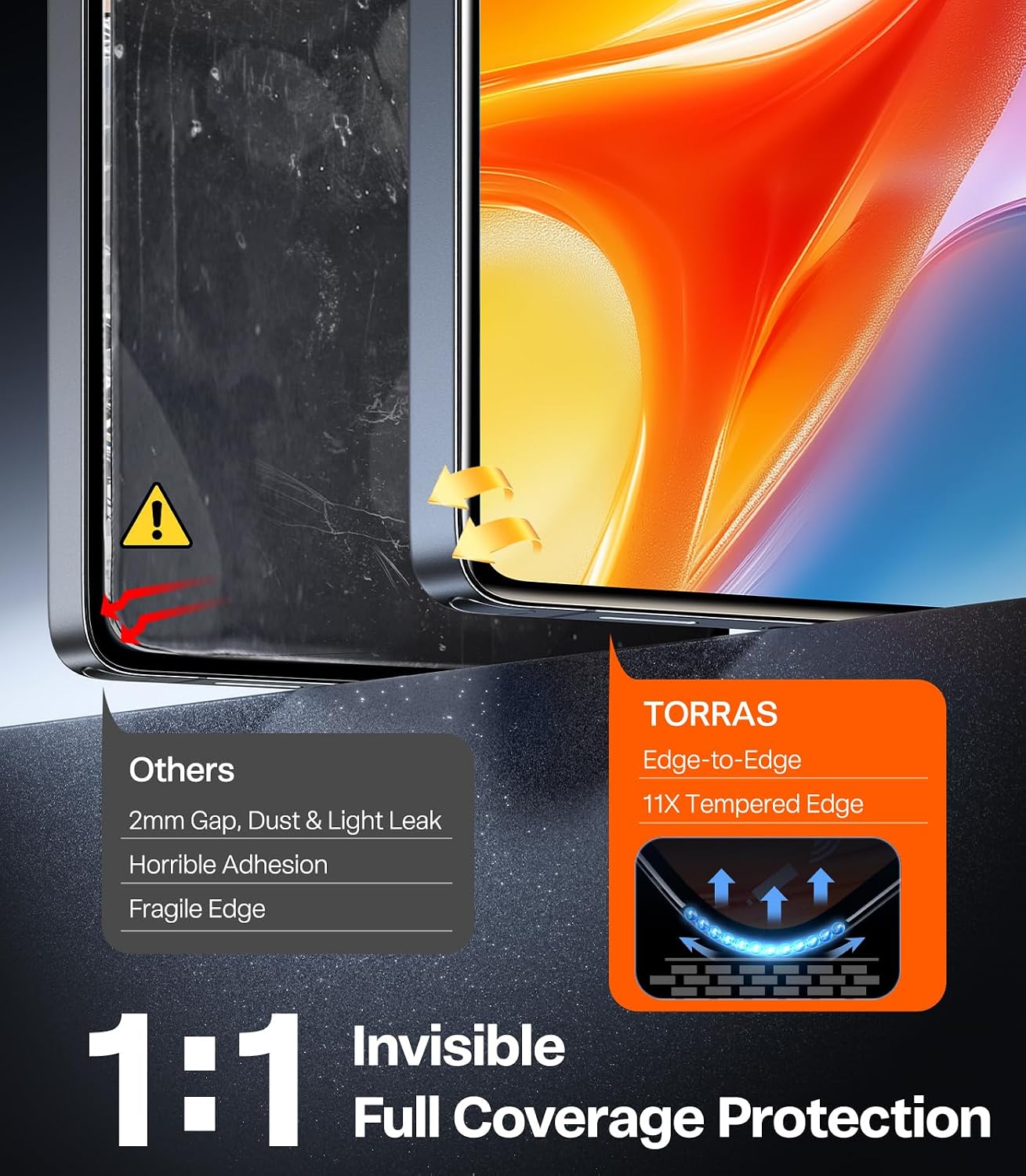 Thumbnail 6 de TORRAS Samsung Galaxy S25 Ultra 2-pack screen protector