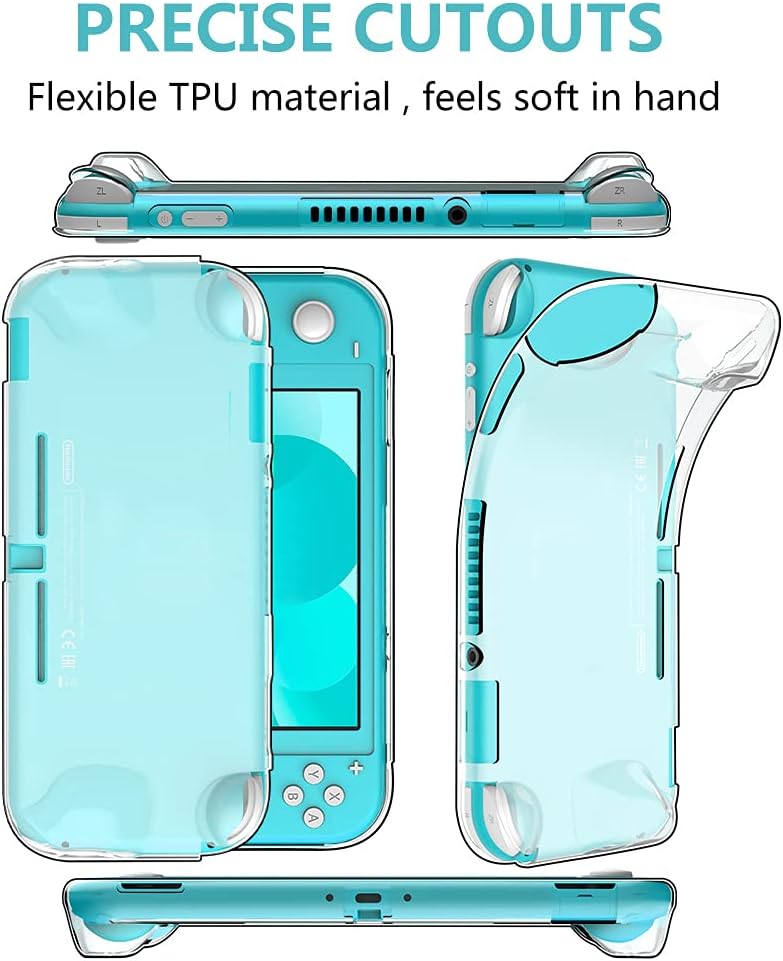 Detalle de GeeRic 8-Pcs Set Carry Case for Switch Lite + Screen Protectors & Accessories