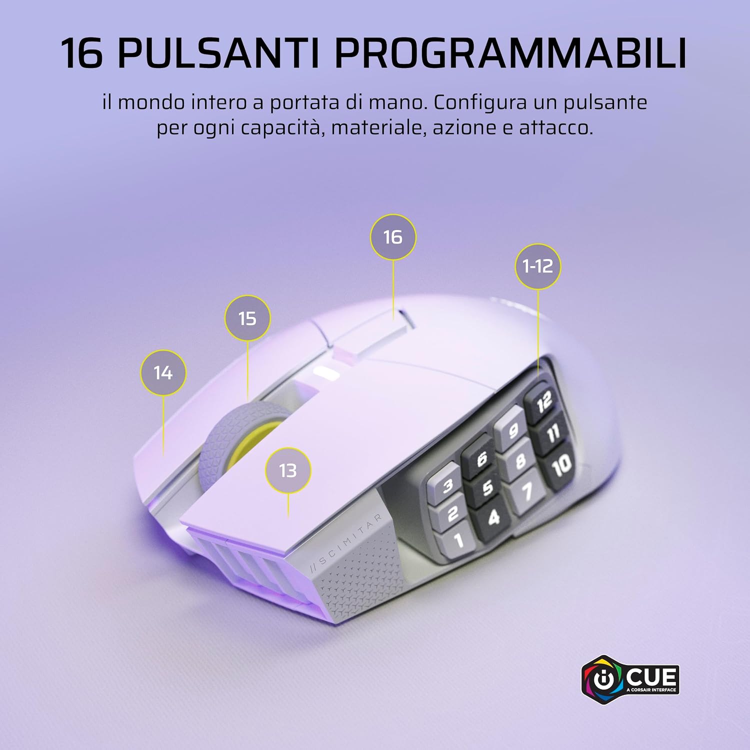 Thumbnail 2 de Corsair MMO ScIMITAR Elite Wireless SE