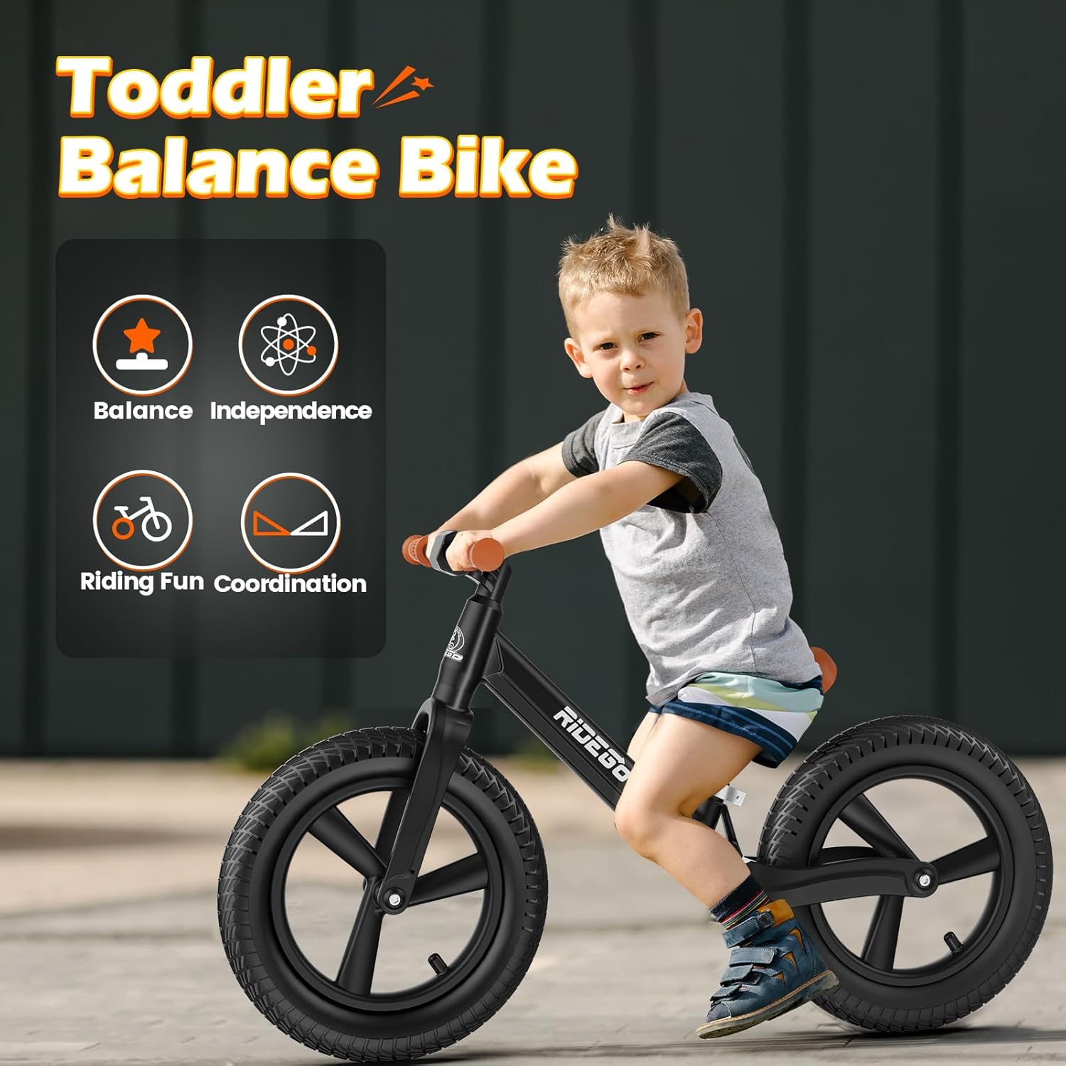Thumbnail 1 de Ridego 14 Inch Balance Bike for Kids