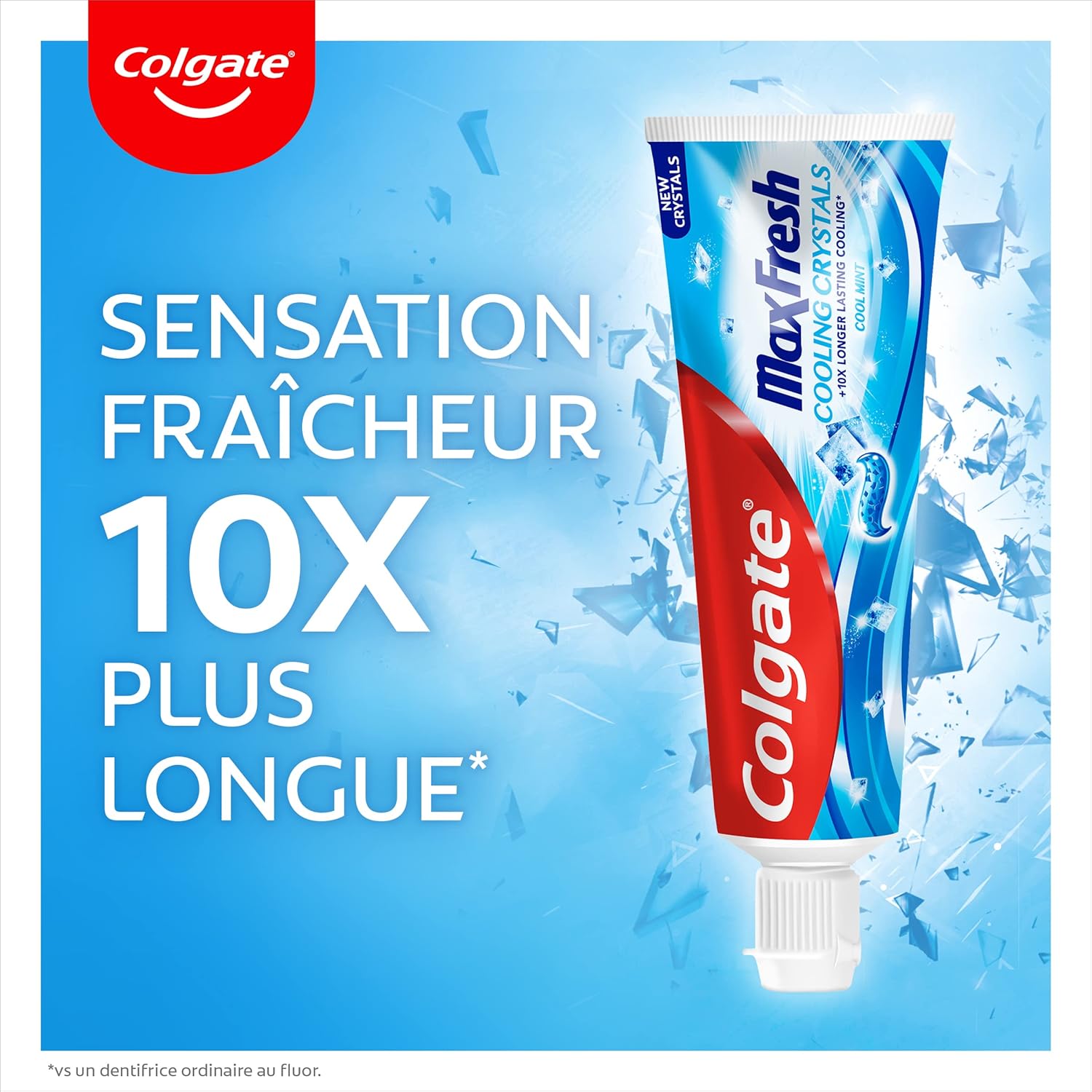 Detalle 2 de COLGATE Max Fresh Cristaux Fraîcheur – Lot de 6 tubes de 75 ml