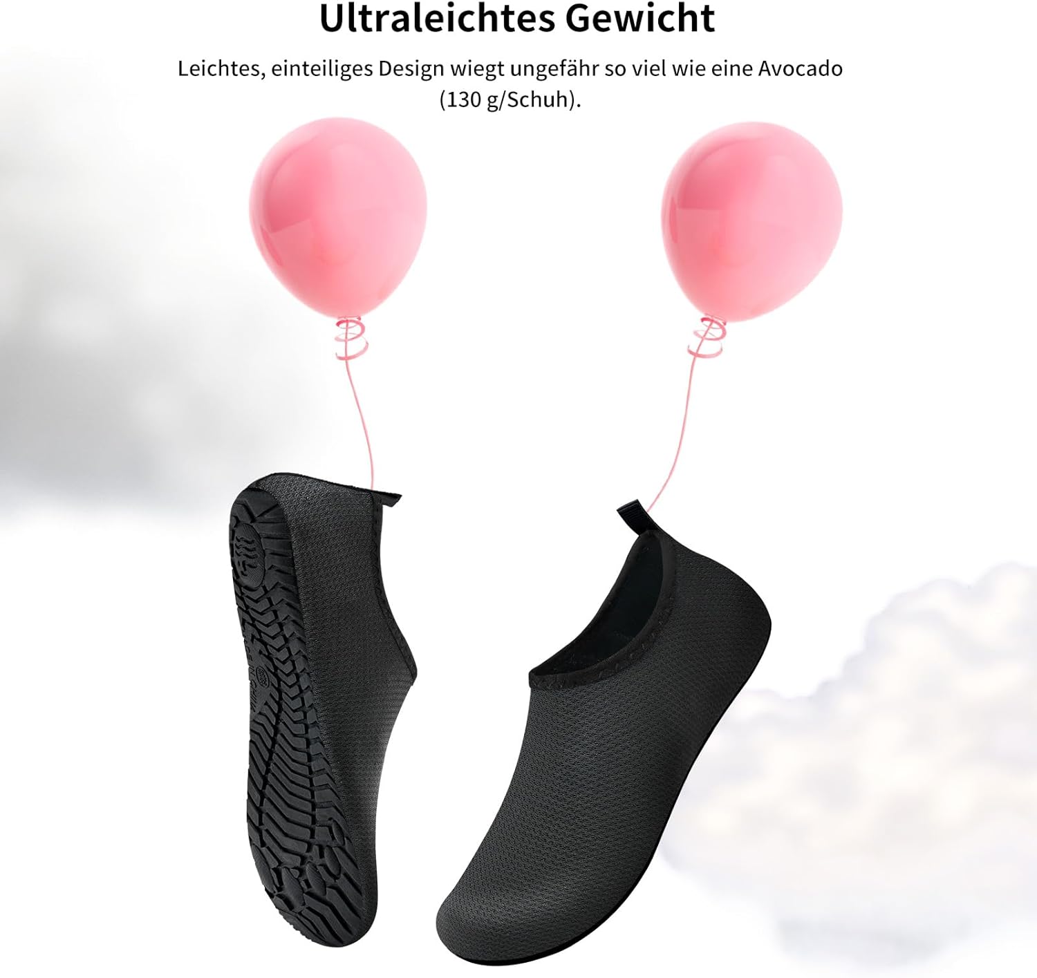 Detalle 2 de WateLves Beach Swim Aqua Socks: Water Shoes for Beach, Pool and Water Activities