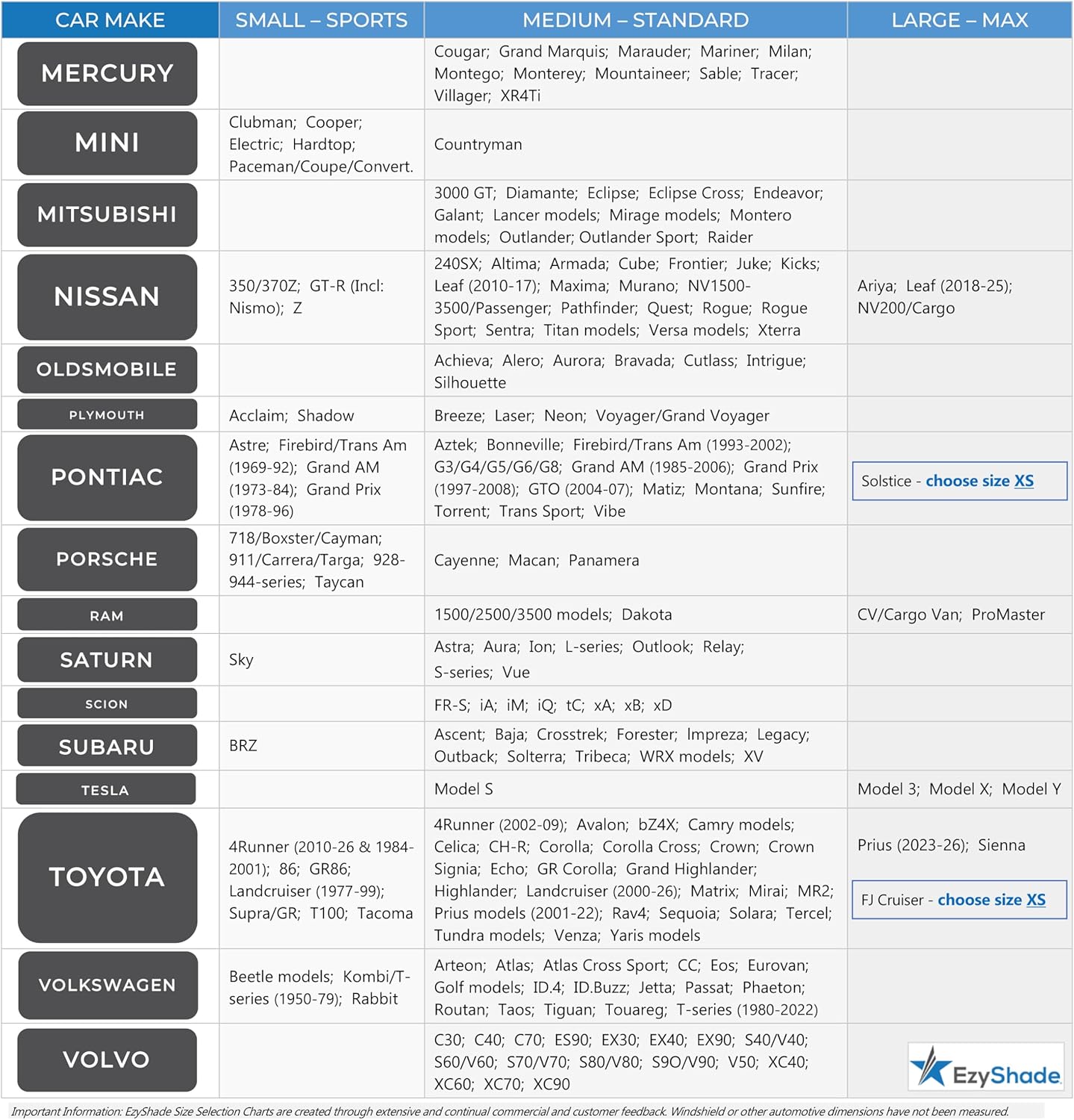 Thumbnail 5 de EzyShade Windshield Sun Shade Standard 2‑Piece