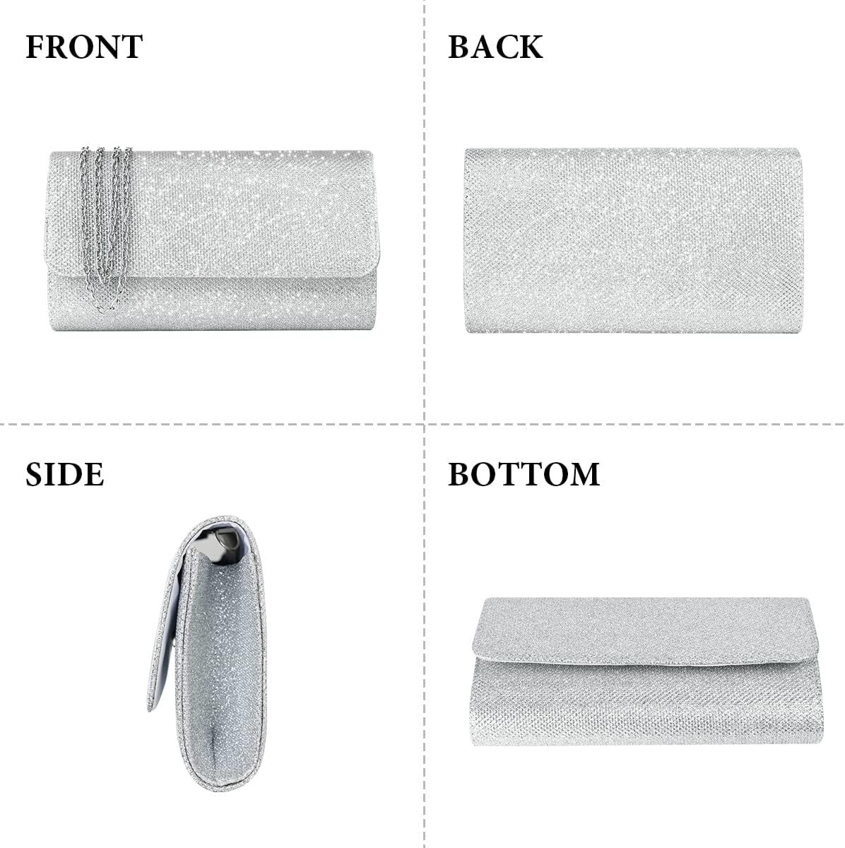 Thumbnail 5 de OSDUE Clutch Bag Glitter Envelope