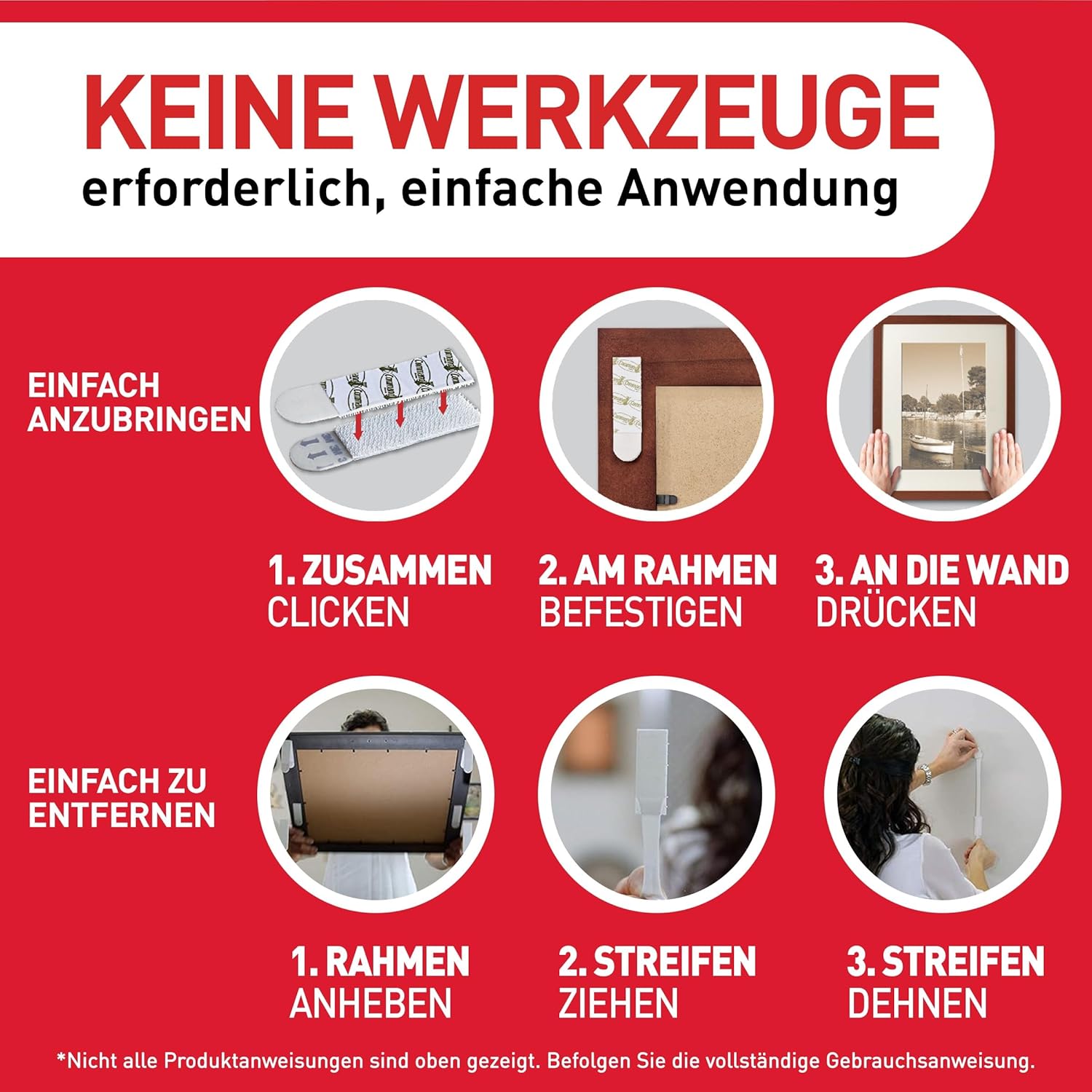 Thumbnail 4 de Command Klebestreifen – Vorteilspack XL für schweres Gewicht, 20 Strips, Weiß