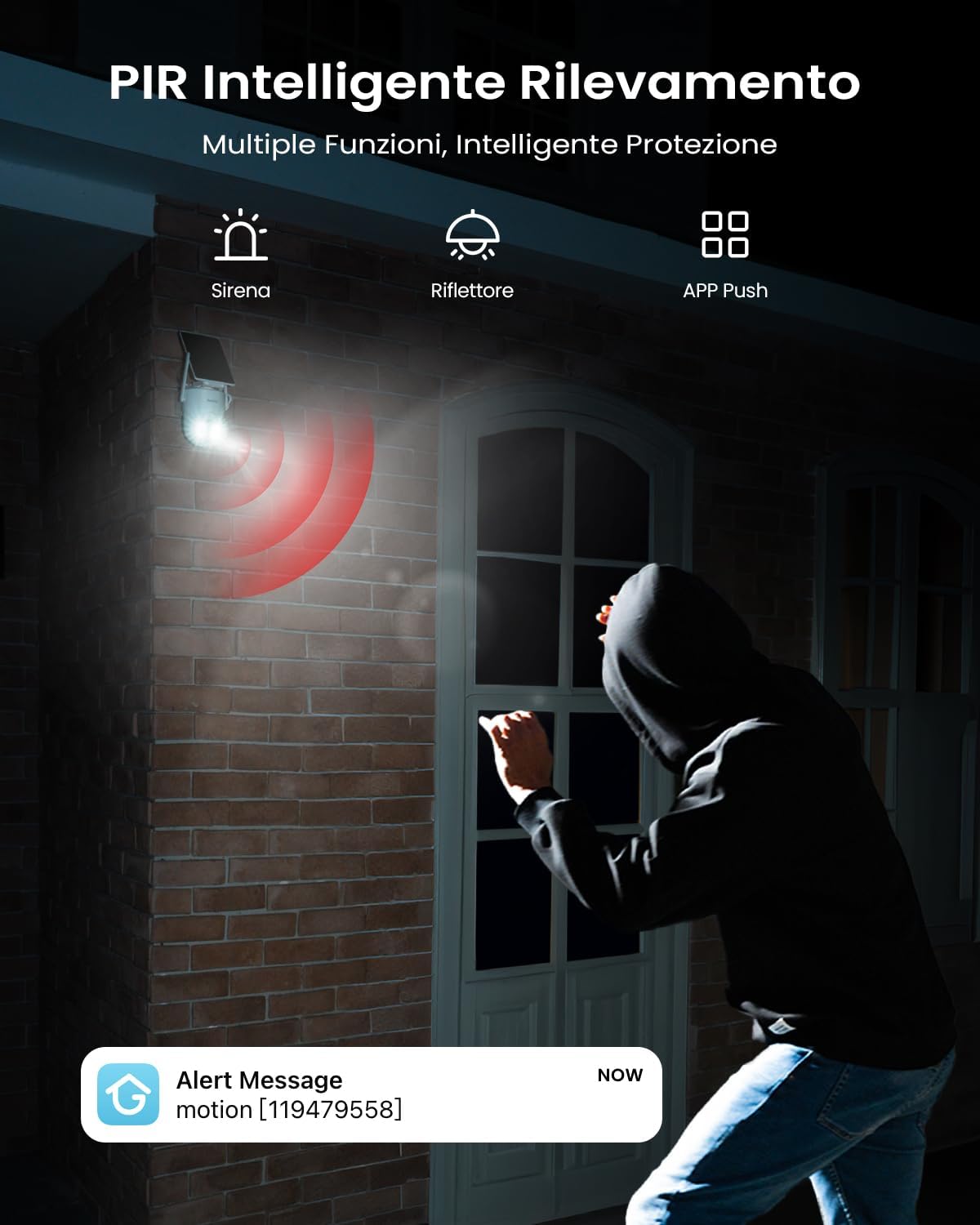 Thumbnail 4 de ieGeek S5 Telecamera Wi‑Fi 2K con pannello solare