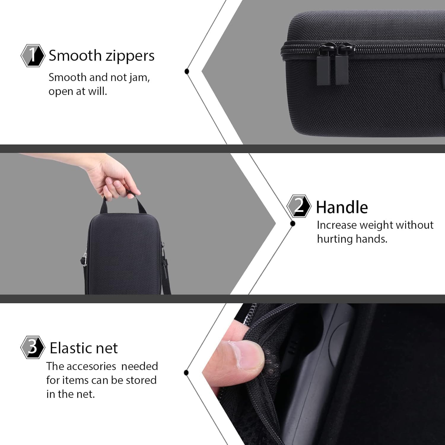 Detalle de co2CREA Hard Travel Case Cover Case for Canon EOS 4000D