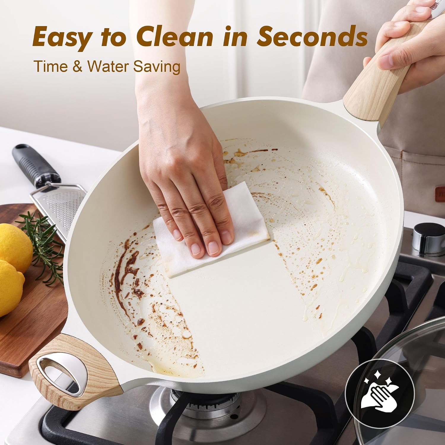 Thumbnail 6 de SENSARTE Ceramic Nonstick Frying Pan 12.5"