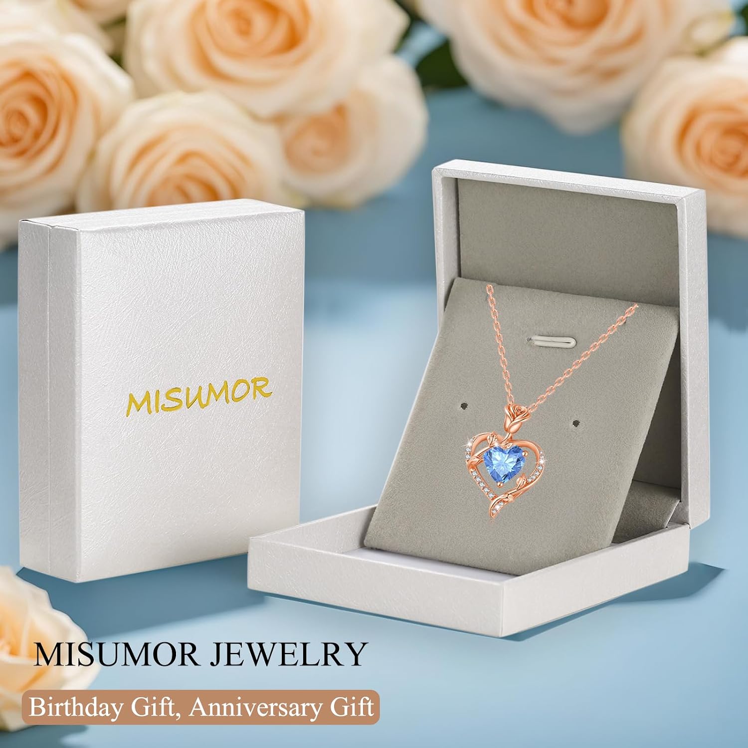 Thumbnail 5 de MISUMOR Collier Coeur Argent 925 45 cm