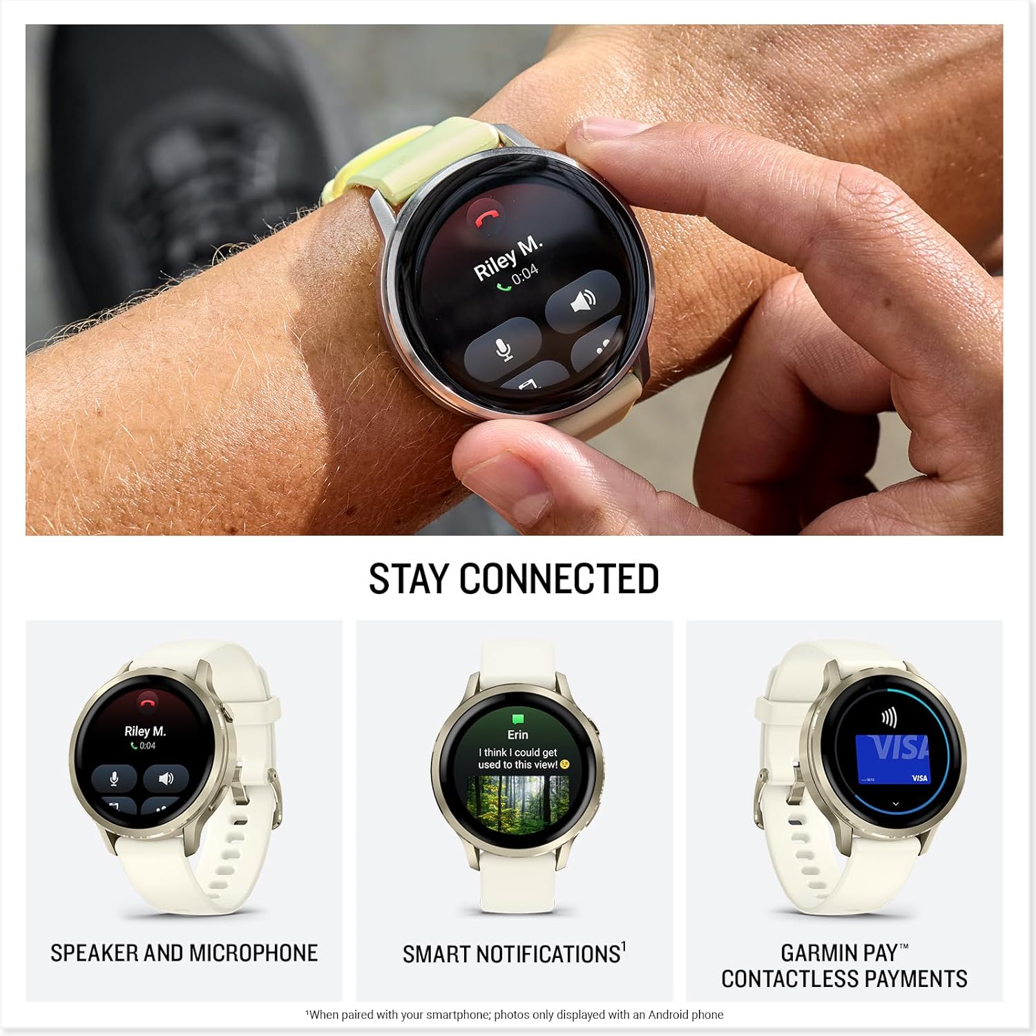 Thumbnail 3 de Garmin Venu 4 (41mm) GPS Smartwatch with AMOLED Display and Health Focus