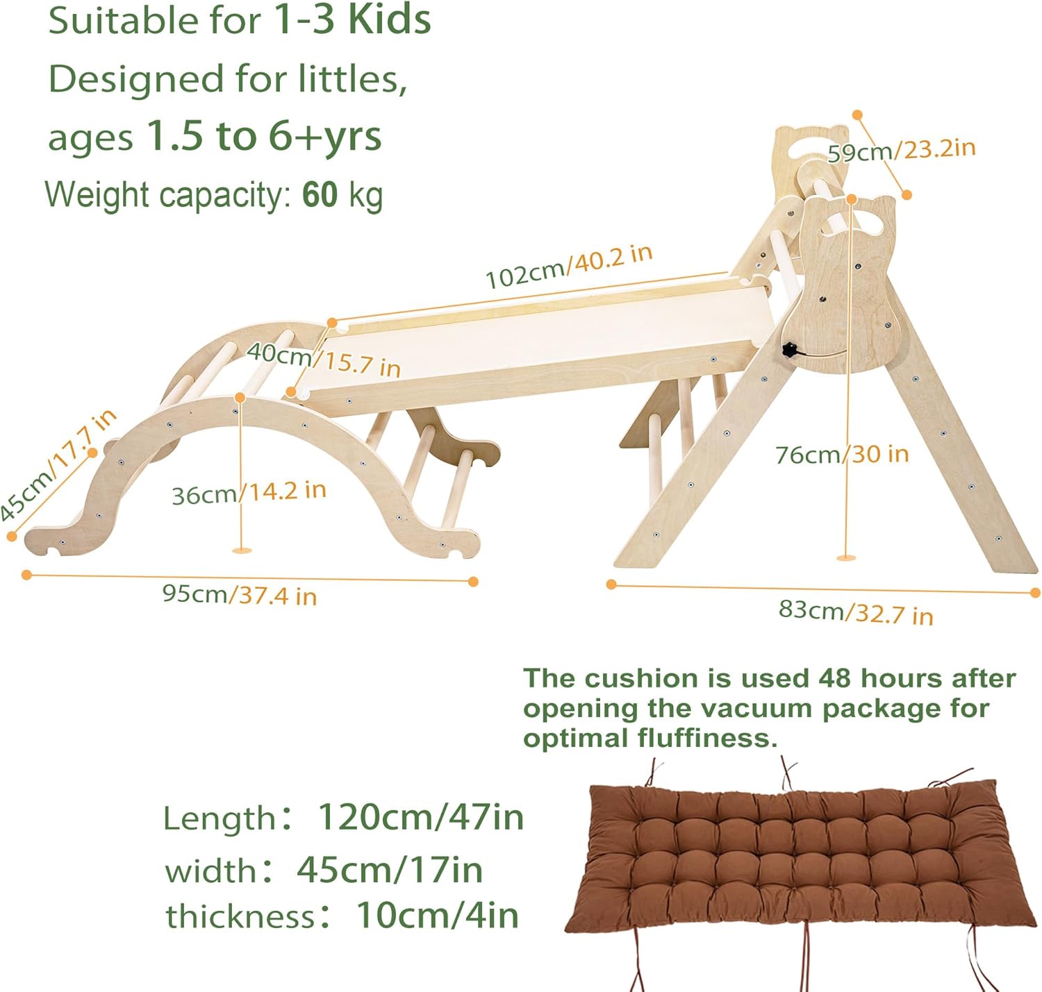 Thumbnail 3 de Yrthe Voitom Kletterdreieck 5 in 1 ab 1,5 Jahren