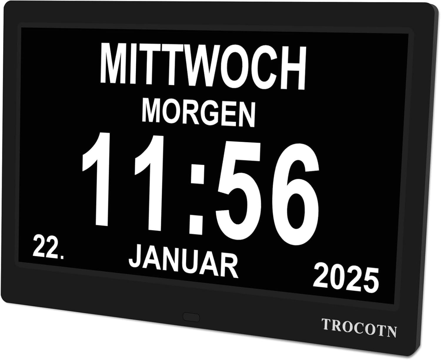 Detalle de TROCOTN 10 Zoll Demenz Uhr mit Großdisplay