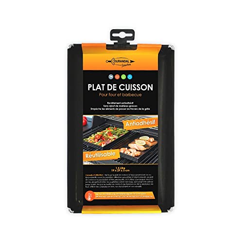 Detalle 2 de Durandal Selection Plaque Barbecue 1.5 litres – Plaque cuisson BBQ antiadhésive pour four