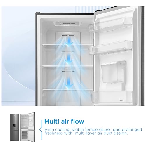 Detalle de Midea 308L Fridge Freezer with Water Dispenser (MDRB424FGD46W)