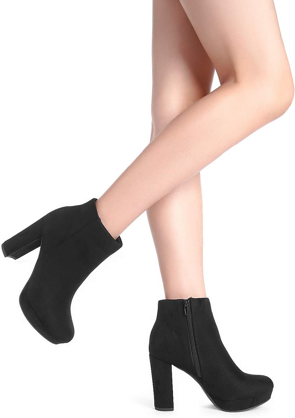 Detalle 1 de DREAM PAIRS Women's Ankle Boots with Suede Upper