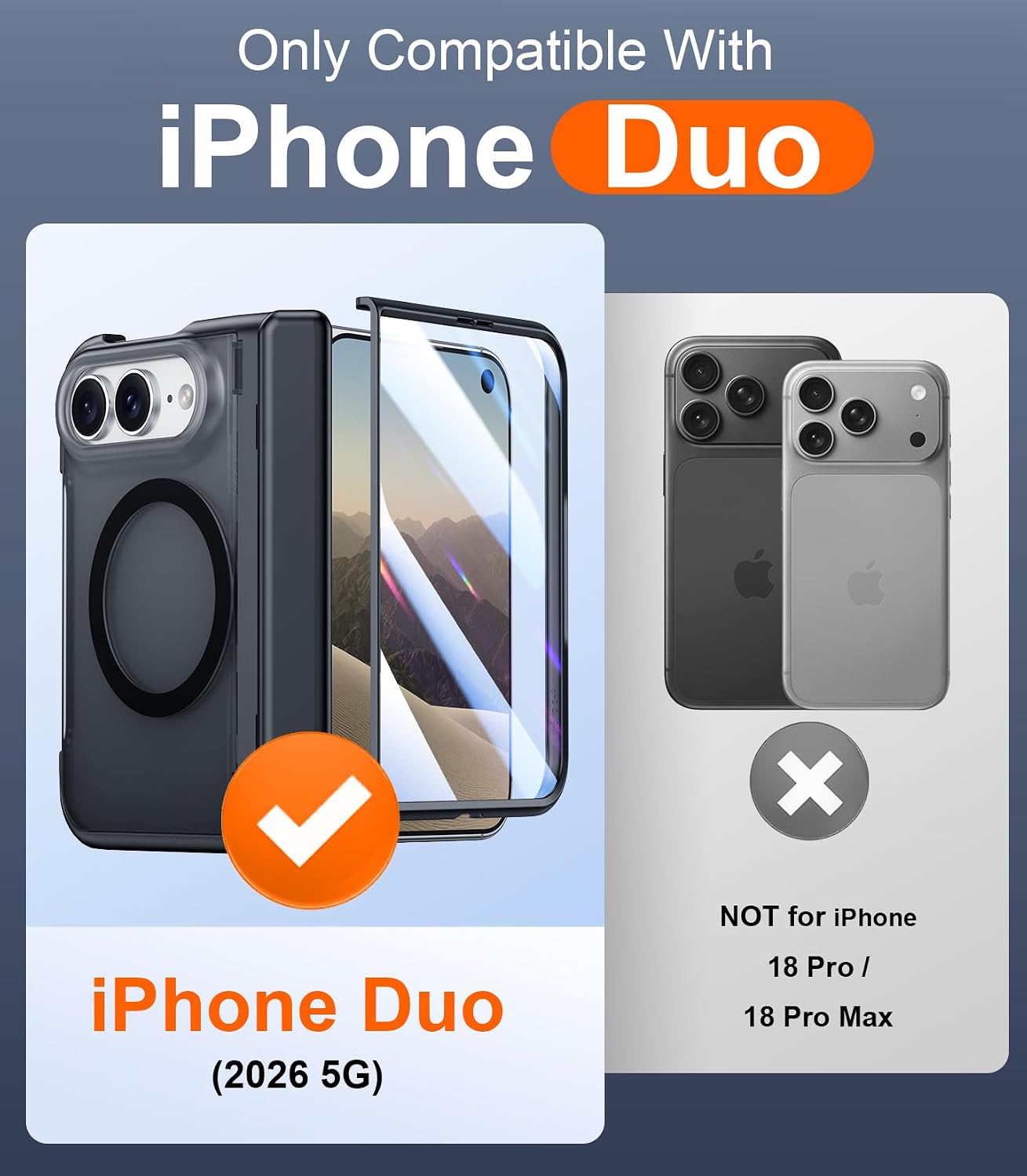 Thumbnail 1 de SPIDERCASE WJB-JH IP Ultra BK iPhone Duoケース マグネット式・内蔵スタンド・画面保護付き