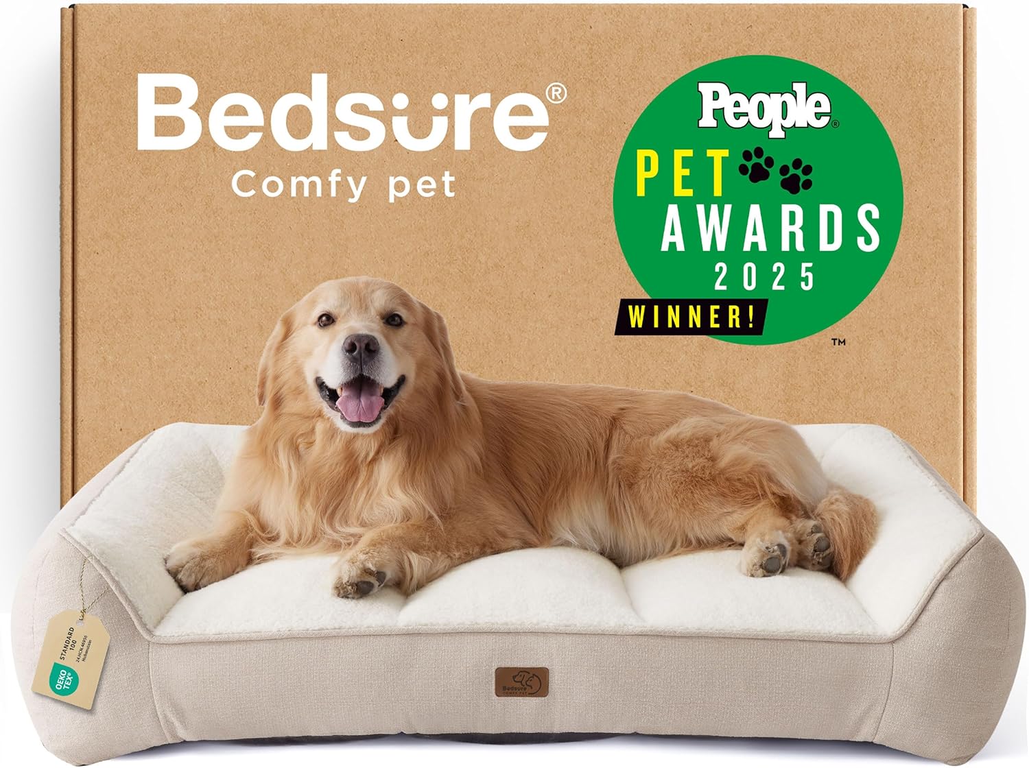 Detalle de Bedsure Orthopedic Dog Bed 122x89cm