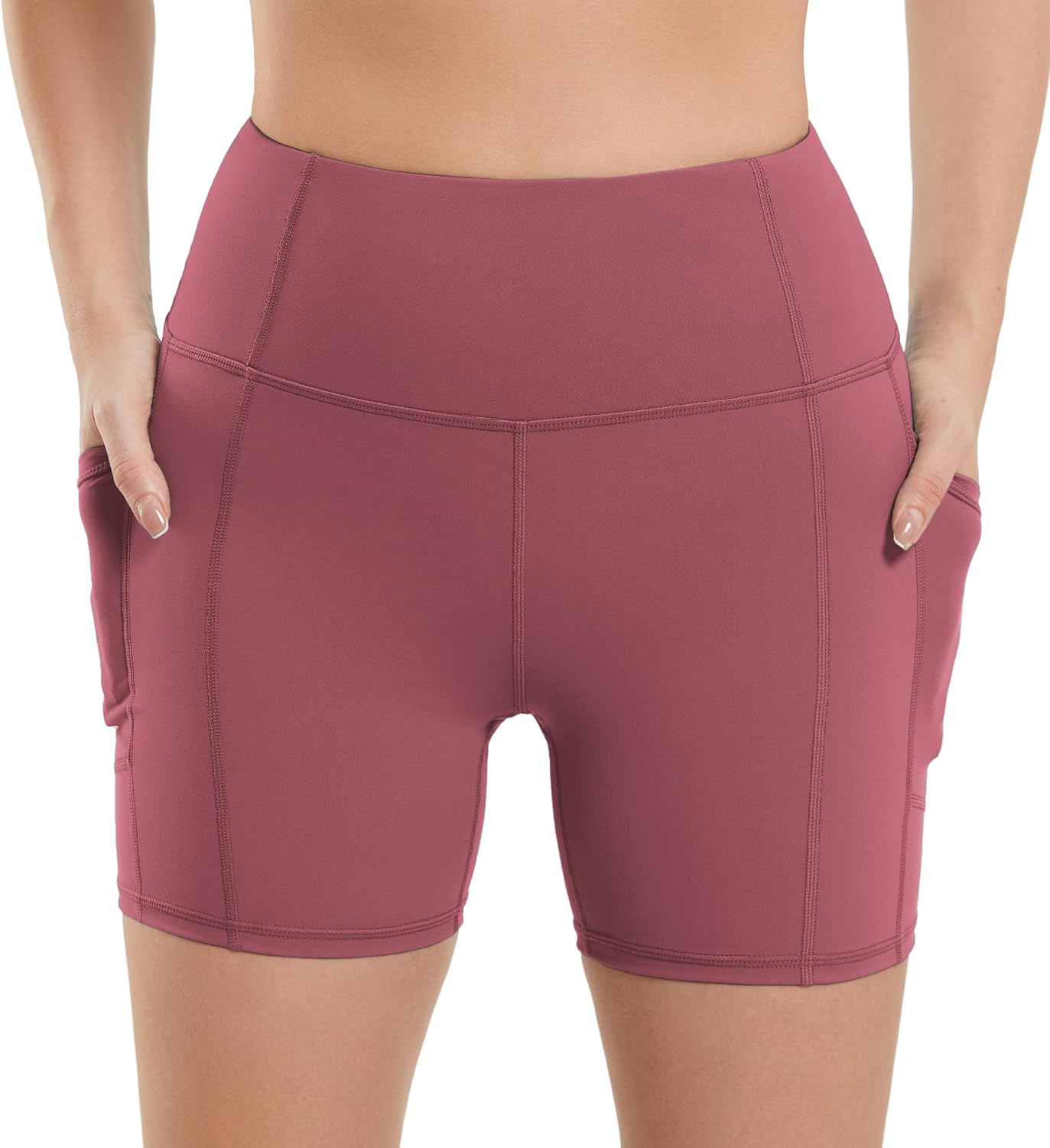 Thumbnail 1 de JOYSPELS Gym Shorts for Women with Pockets: High Waist Activewear for Cycling, Running and Yoga
