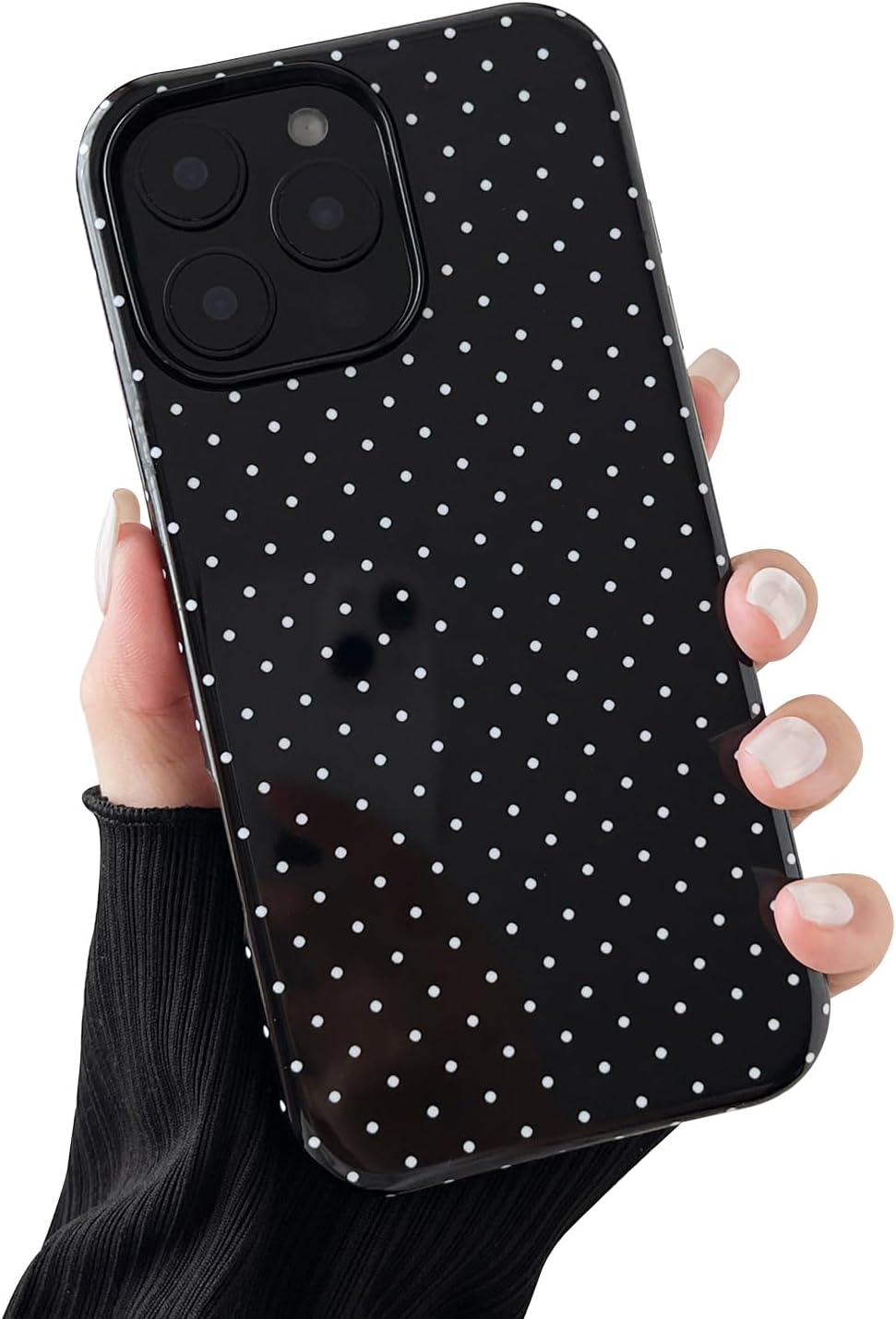 Detalle de iPhone 16 Pro case Polka dot shockproof