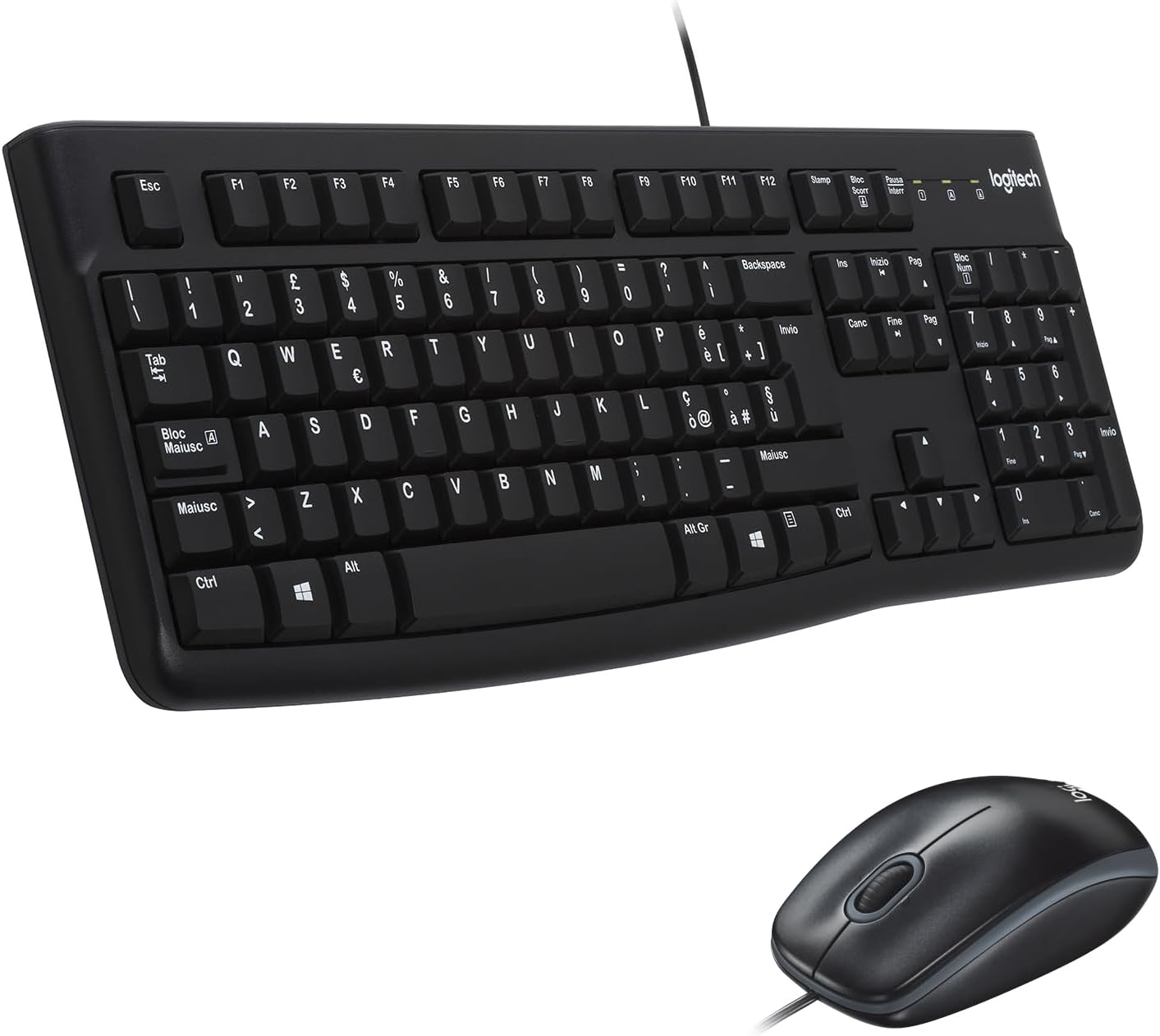 Detalle de Logitech MK120 tastiera e mouse 1000 dpi