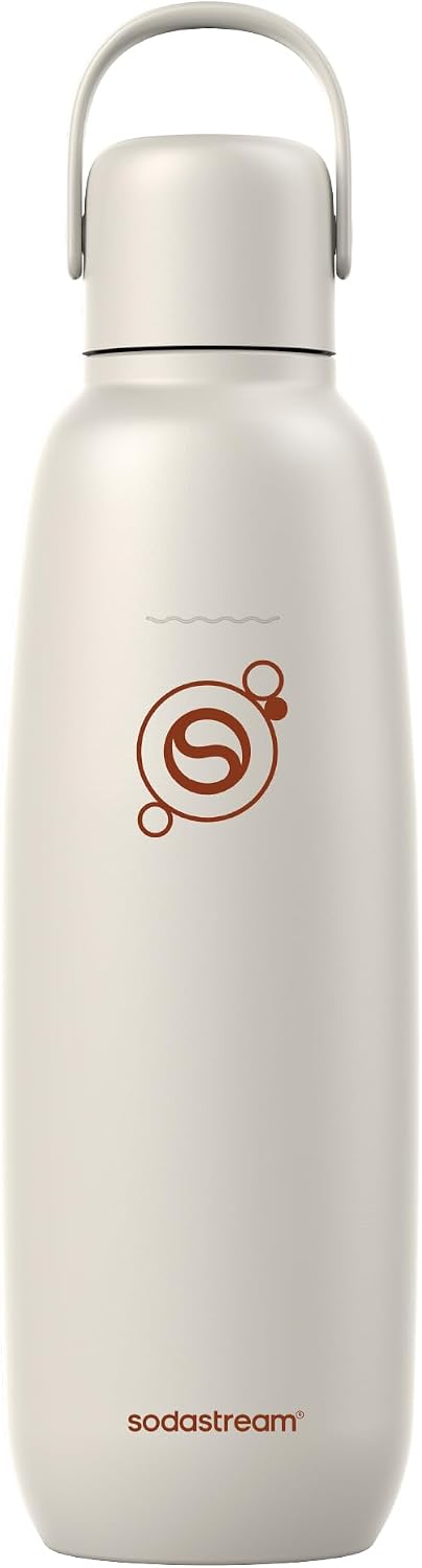 Detalle de SodaStream Stainless Steel Carbonated Water Bottle 0.9L