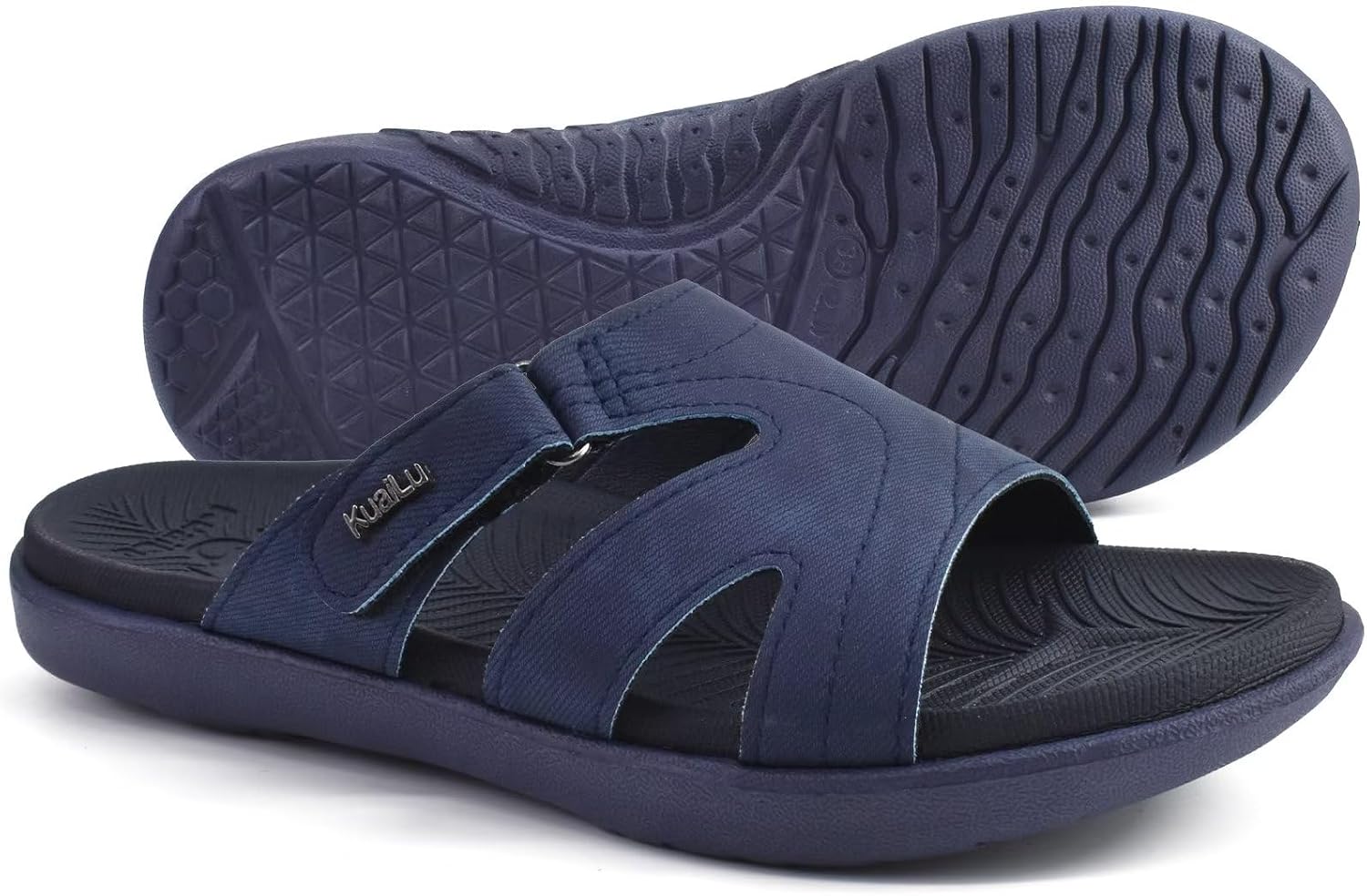 Thumbnail 6 de KuaiLu Damen Sandalen Orthopädische Mode Leichte Badeschlappen – Verstellbare Open-Toe Sandalen mit Antirutsch-Sohle