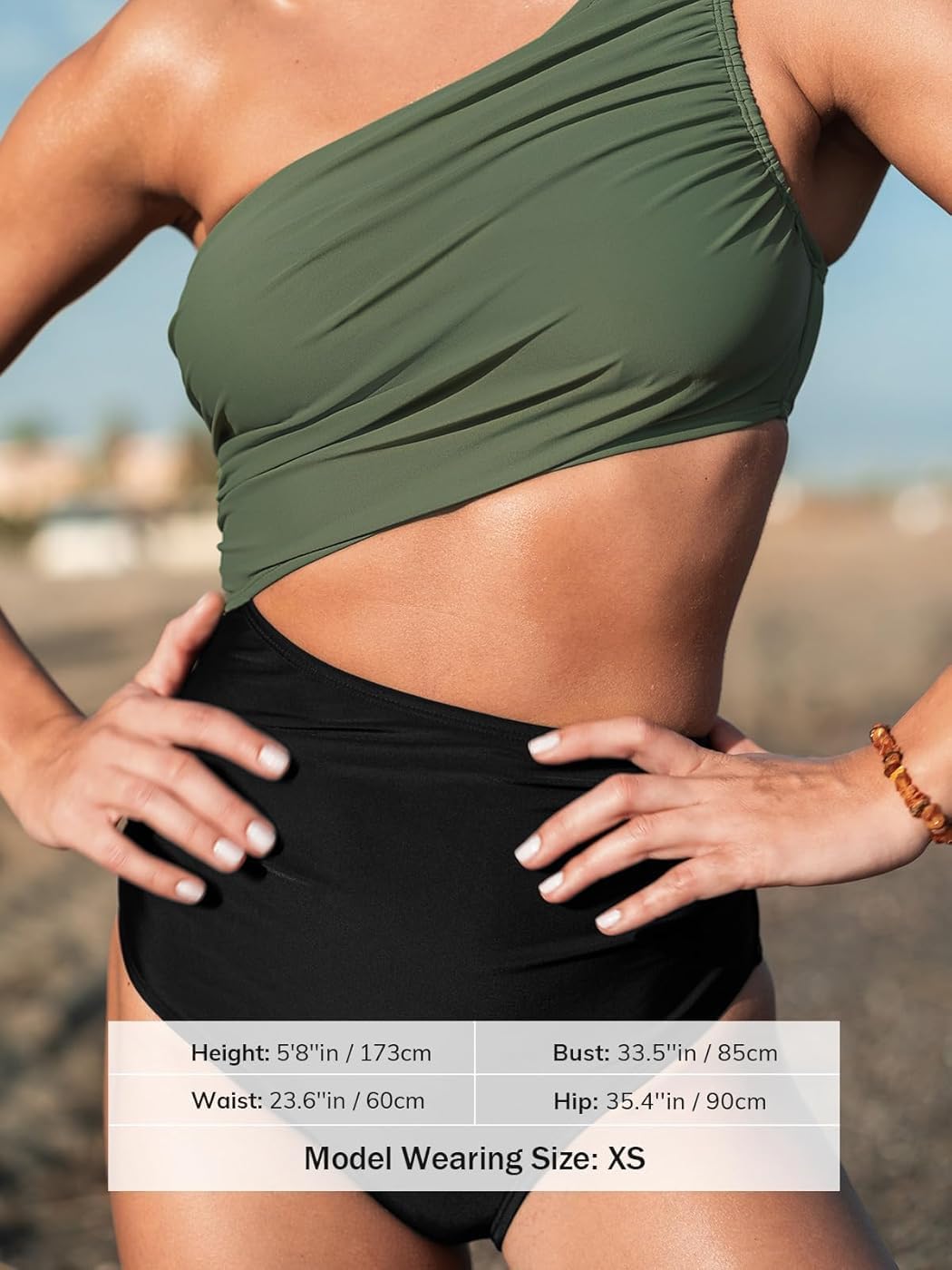 Thumbnail 3 de CUPSHE Maillot une pièce décolleté épaules dénudées