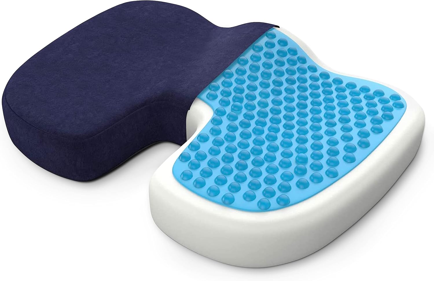 Thumbnail 6 de bonmedico Cuscino Sedia Ufficio: memory foam con gel, supporto coccige e base antiscivolo