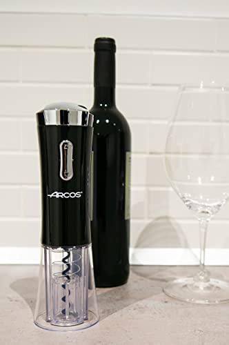Detalle de ARCOS Sacacorchos eléctrico recargable, negro 🍷