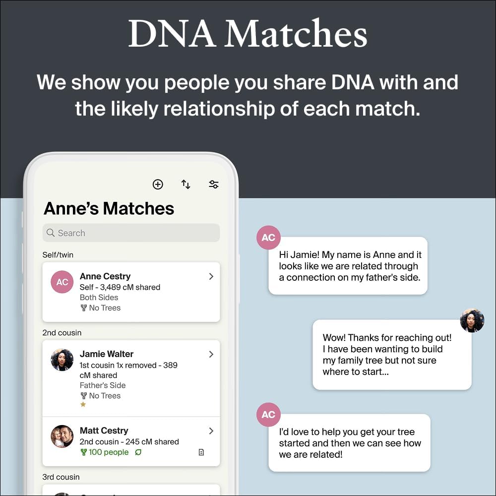 Thumbnail 6 de AncestryDNA DNA test with 3,600+ regions