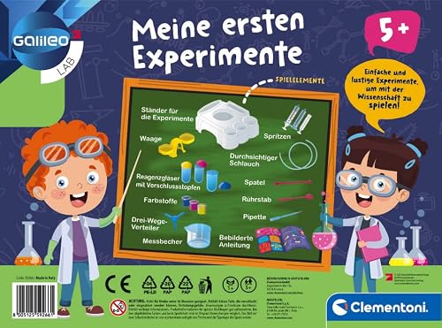 Detalle de Clementoni Galileo Lab – Meine ersten Experimente: Wissenschaft zum Anfassen für Kinder ab 5 Jahren