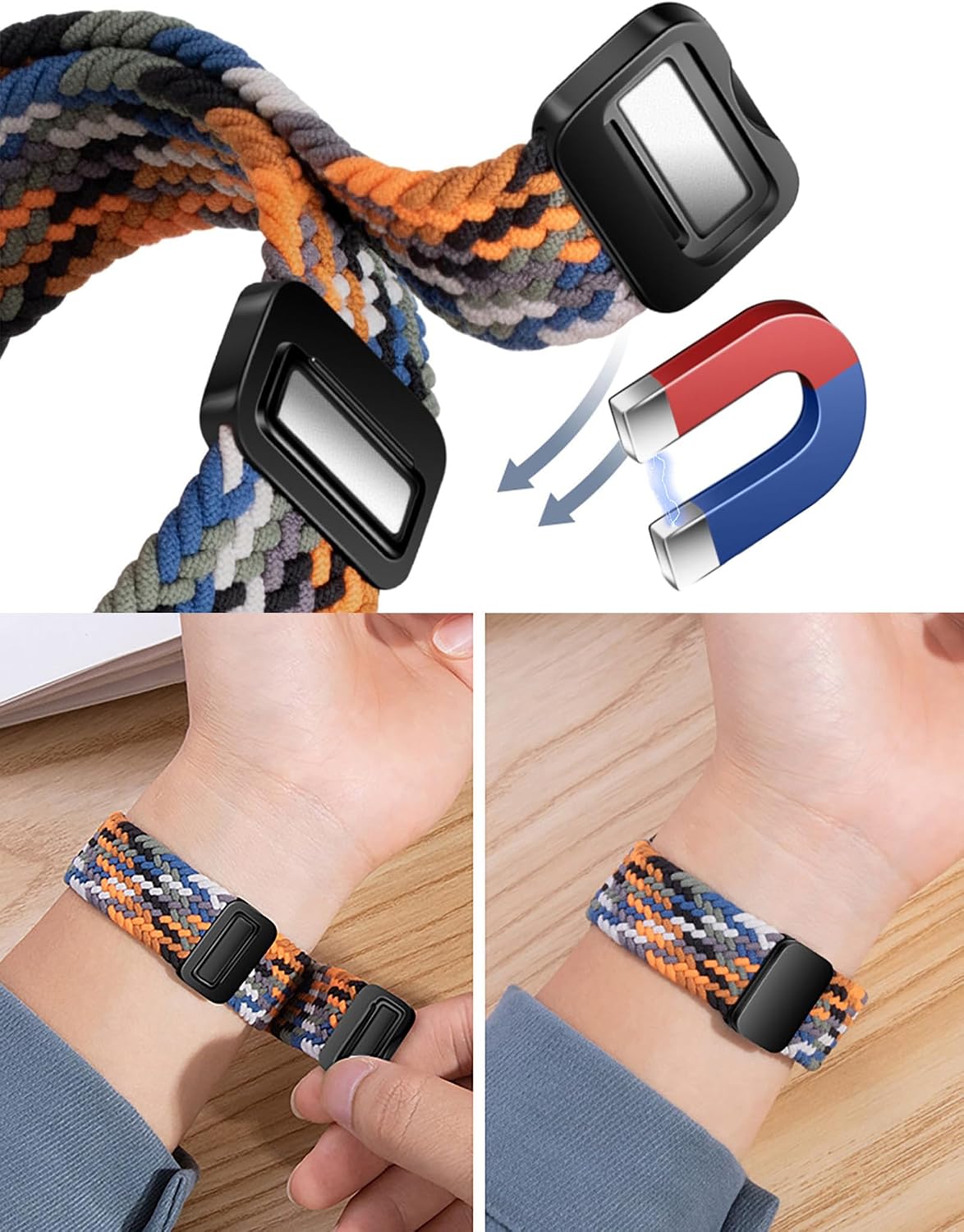 Thumbnail 4 de GIOPUEY Strap for OnePlus Watch 2R Blue