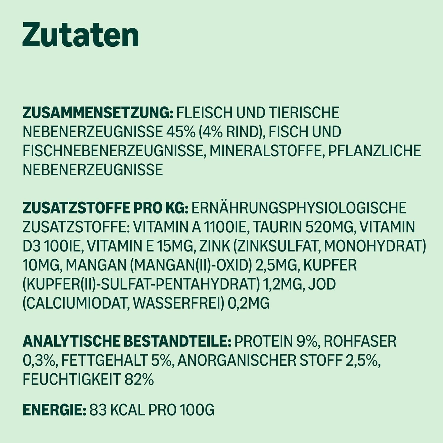 Detalle de by Amazon Katzensfutter nass getreidefrei, Rindfleischstücke in Gelee – 6 x 405 g