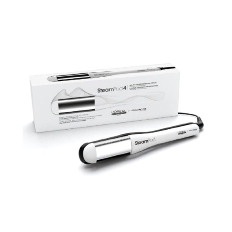 Detalle 2 de L'Oréal Steampod 4.0 White: plancha de vapor de alto rendimiento para alisar y crear ondas