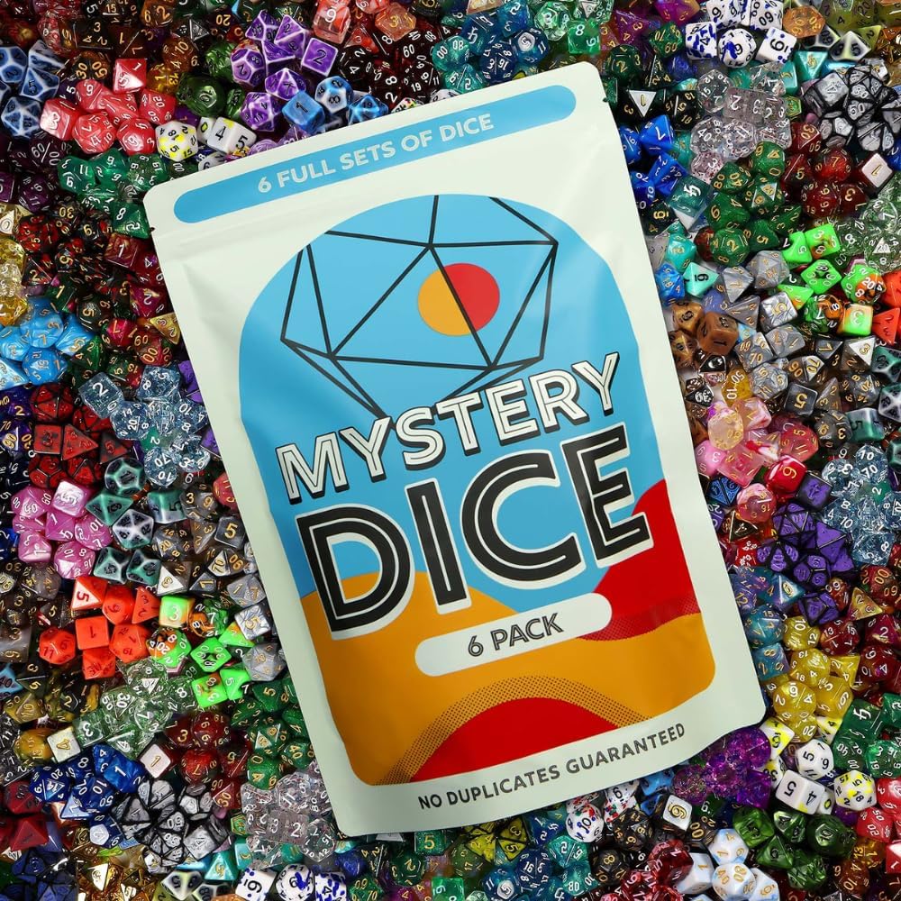 Thumbnail 5 de 1985 Games Mystery Dice: Set of 7 Polyhedral Dice for RPGs
