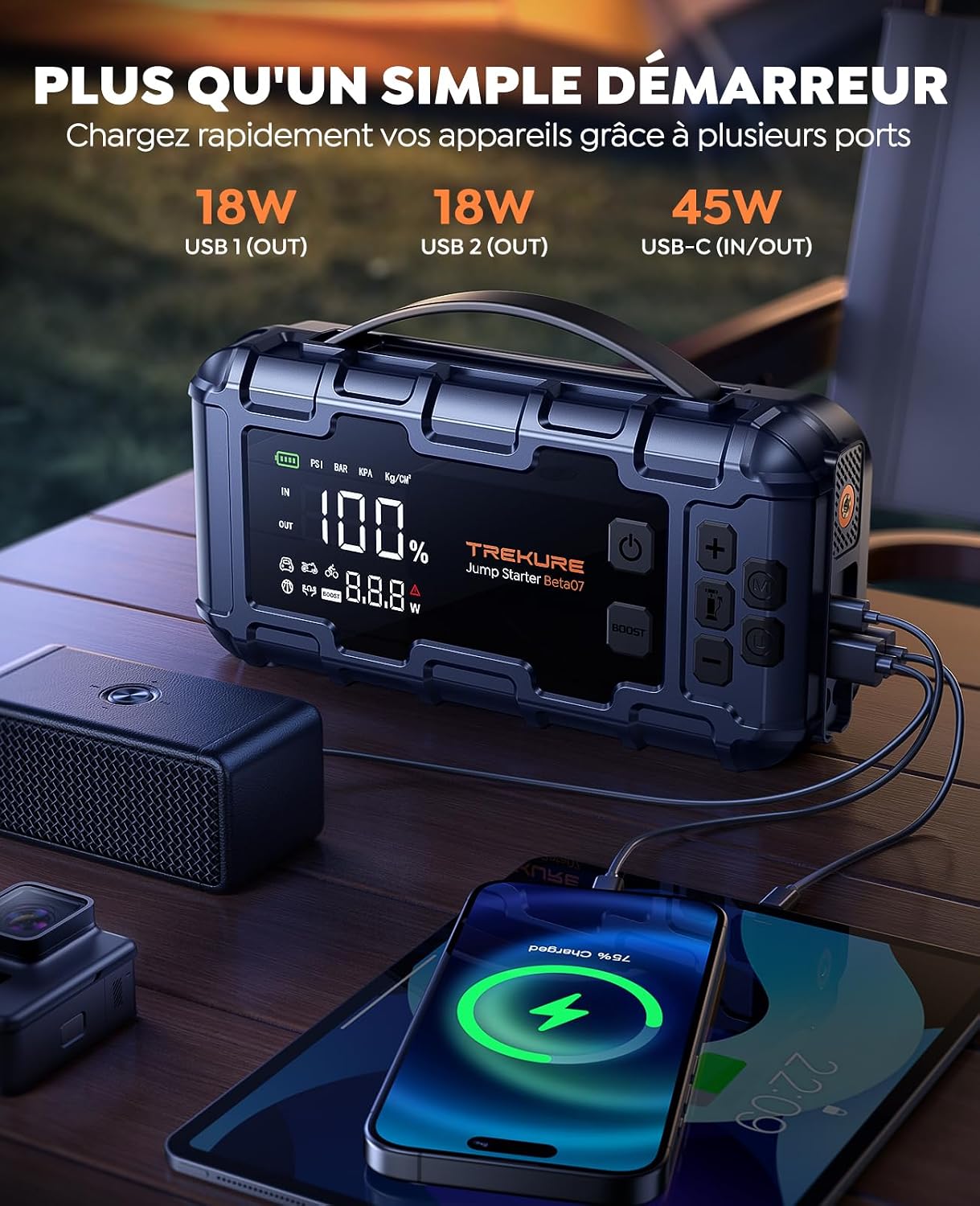 Thumbnail 4 de TREKURE 7000A Booster batterie 26800mAh