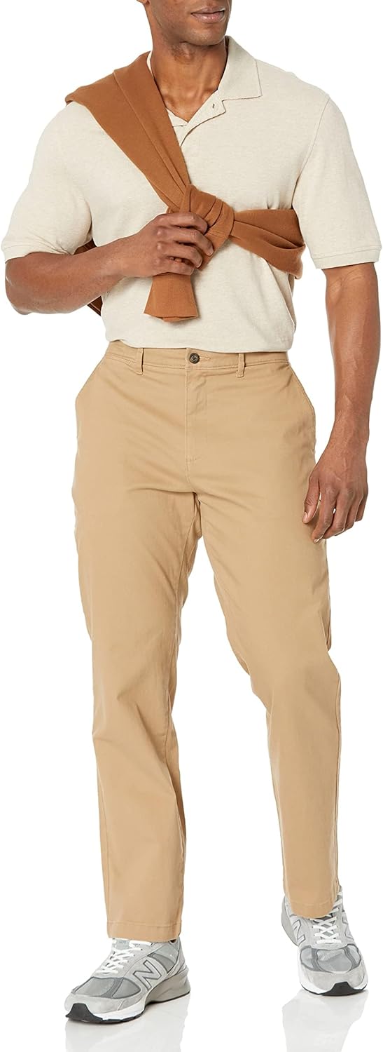 Thumbnail 3 de Amazon Essentials Men’s Classic-Fit Casual Stretch Chino Trousers (Khaki)