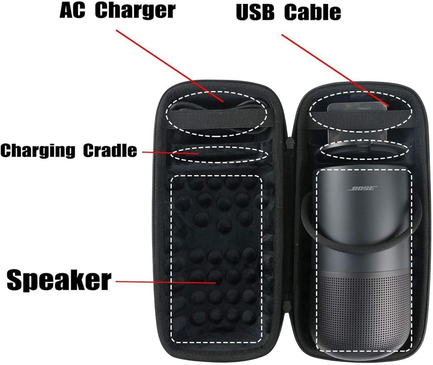 Thumbnail 2 de Khanka hard case for Bose portable speaker