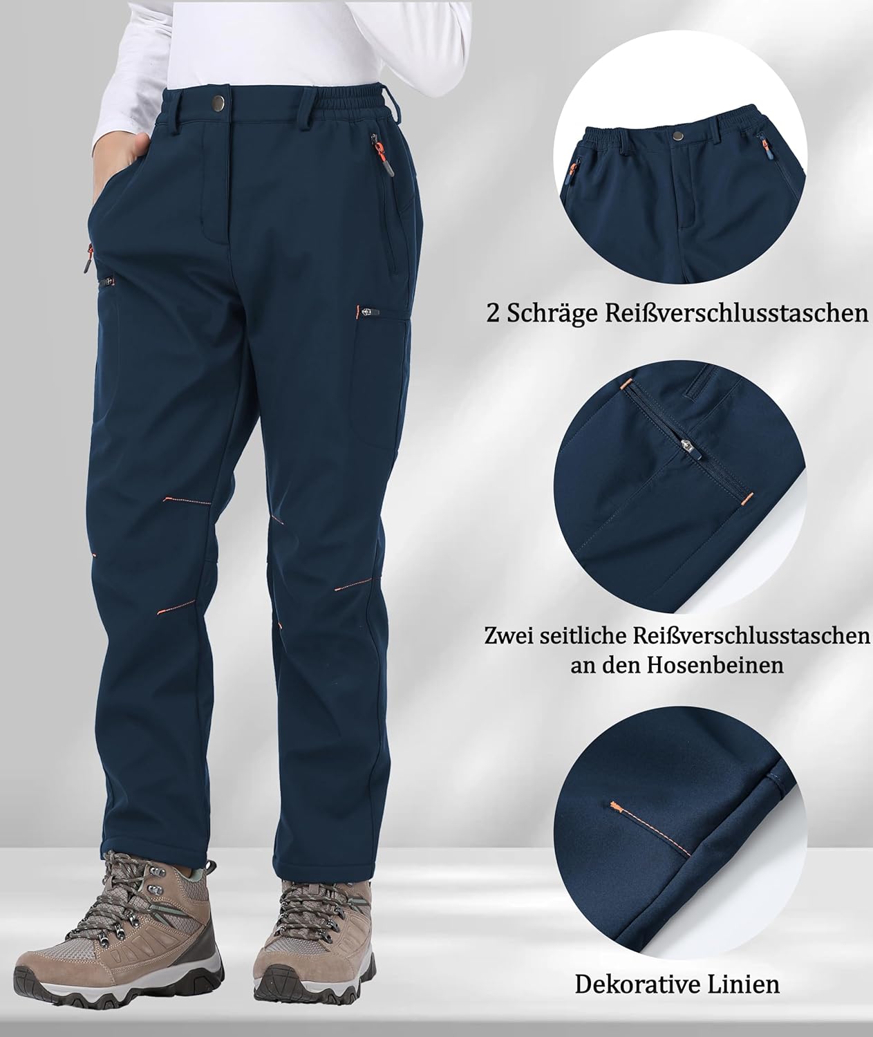 Thumbnail 3 de Zoofly Kinder Skihose gefüttert