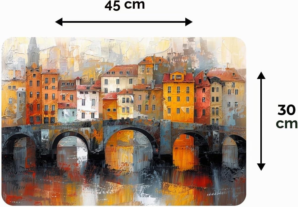 Thumbnail 6 de KitchenYeah placemats, set van 6 in vinyl met antisliponderzijde